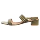 Khaki leather sandal heels - size EU 42 - Autre Marque