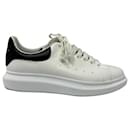 Alexander McQueen Oversized Sneakers in White Calf Leather - Alexander Mcqueen