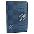 LOUIS VUITTON Estojo de Cartão Organizador 3D Damier Graffiti N60430 Auth 129776M - Louis Vuitton