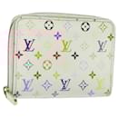 LOUIS VUITTON Monogram Multicolor Zippy Coin Purse White M93741 LV Auth 139623 - Louis Vuitton