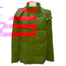 PANGAIA Red Recycled Nylon Flwrdwn Puffer Jacket - Autre Marque