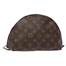 LOUIS VUITTON Monogram Trousse Demi Ronde Cosmetic Pouch M47520 LV Auth BA4901 - Louis Vuitton