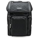 Gucci Nylon Leather Backpack Black