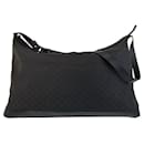 Gucci GG Canvas Leather Shoulder Boston Bag