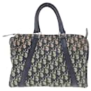 Dior Vintage Trotter Canvas Leather Handbag