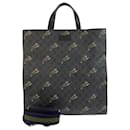 Gucci GG Supreme Canvas Leather Tiger Tote