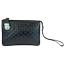 Gucci Leather Black Clutch Bag