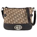 Dior Vintage Trotter Canvas Leather Messenger Bag