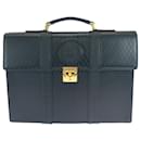 Pasta de couro vintage Sunburst da Versace