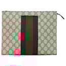 Gucci GG Supreme PVC Clutch Bag