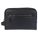 Gucci Leather Microguccissima Clutch
