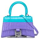 Balenciaga Hourglass XS Crocodile-embossed 2way Bag