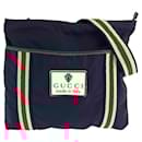 Gucci Nylon Crest Shoulder Bag