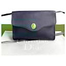 Christian Dior CD Logo Leather Shoulder Bag