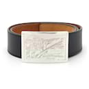 Louis Vuitton Leather Sangle Jeans Belt M6812U