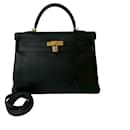 Hermes Kelly 35 Ardennes Leather Handbag - Hermès