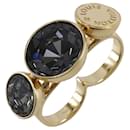 Louis Vuitton Over the Rainbow Sparkling Double Finger Twisted Band Ring