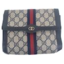 Gucci GG Supreme Canvas Clutch Bag