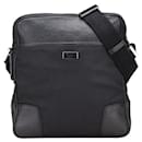 Gucci Gucci Signature Nylon Leather Crossbody Bag