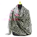 Louis Vuitton Large Stole Scarf in Pink and Black