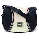 Chanel Nylon Canvas Coco Mark 2way Shoulder Bag