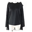 COMME des GARCONS Diard tulle polyester long sleeve top - Autre Marque