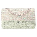 Chanel Matelasse 25 Tweed Leather Shoulder Bag