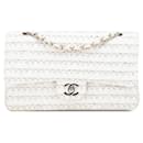 Bolsa de Ombro 2 em 1 em Couro Tweed Matelassé 25 da Chanel