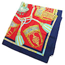 Écharpe en cachemire Hermès Carré 90 LES MUSEROLLES