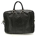 Gucci 201480 Shima Line Leather Briefcase