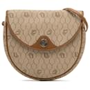 Dior Brown Honeycomb Coated Canvas Crossbody