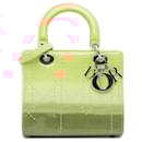 Dior Orange Medium Ombre Patent Cannage Lady Dior