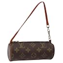 LOUIS VUITTON Monogram Papillon Pouch LV Auth hk2874 - Louis Vuitton
