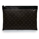 Pochete de descoberta GM Monogram Macassar marrom Louis Vuitton