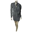 Marianna Senchina Polka-dot Silk Scarf Mini Dress Sz.M - Autre Marque