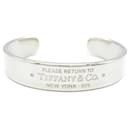 Tiffany & Co. Pulseira de diamante estreita em prata 925 Retorno à Tiffany