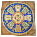 Hermès Poste et Cavalerie silk scarf