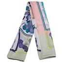 Hermès Pink Chocs En Plumes Silk Scarf