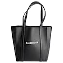 Everyday XXS Leather Tote Crossbody Black - Balenciaga