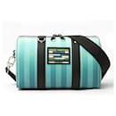 Louis Vuitton Men's Damier Stripe City Keepall Shoulder Bag