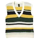 BATONER × UNITED ARROWS Over Border Knit Cotton Knit Vest Limited - Autre Marque