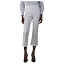 White cropped trousers - size UK 6 - Autre Marque