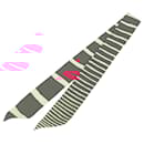 Hermès Pink Mediterranee Silk Twilly Scarf