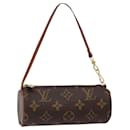 LOUIS VUITTON Monogram Papillon Pouch LV Auth sw1418 - Louis Vuitton