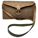 Vintage Dior Monogram Leather Bag beige Brown