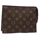 LOUIS VUITTON Monogram Poche Toilette 19 Pouch M47544 LV Auth gh597 - Louis Vuitton
