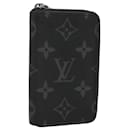 LOUIS VUITTON Eclipse Zippy Coin Purse Vertical Coin Purse M81662 LV Auth 135227 - Louis Vuitton