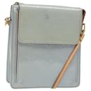 LOUIS VUITTON Monogram Vernis Motto Pouch Lavande M91224 LV Auth BA5520 - Louis Vuitton