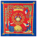 Hermes 1789 LIBERTE EGALITE FRATERNITE REPUBLIQUE FRANCAISE Silk Scarf - Hermès