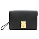 Louis Vuitton Pochette Seliere Dragonne Epi Clutch Bag